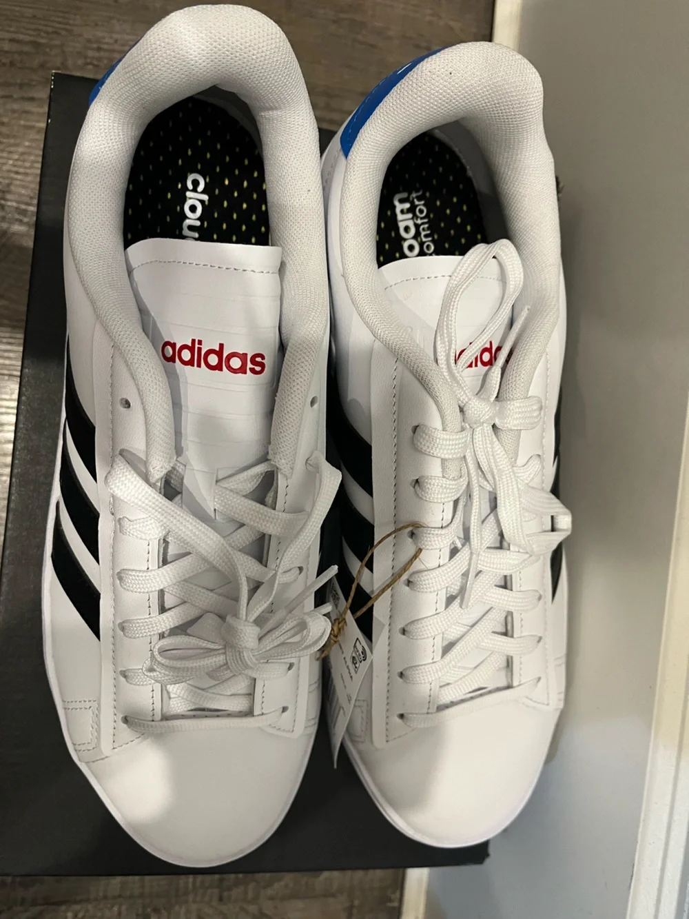 NEW Adidas Grand Court Alpha Low Top Tennis Shoes Men’s 10.5 Sneaker White Black
